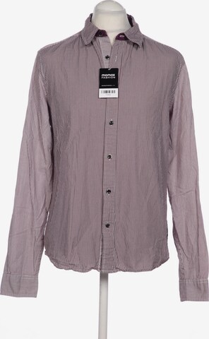 DKNY Button Up Shirt in L in Purple: front