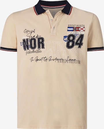 Jan Vanderstorm Shirt ' Samu ' in Beige: front