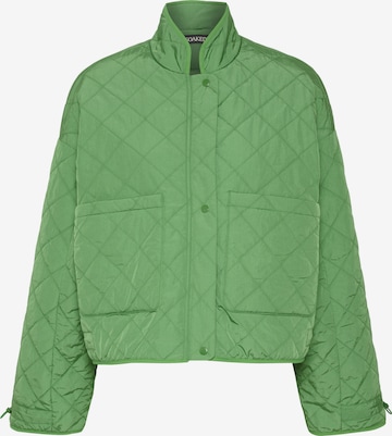 SOAKED IN LUXURY Between-Season Jacket 'Umina' in Green: front