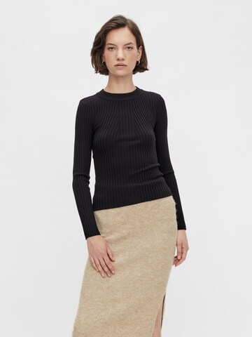 PIECES Sweater 'Crista' in Black: front