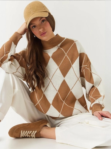 Bianco Lucci - Pullover em mistura de cores: frente