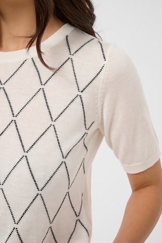 Pull-over 'KAnora Harlequin' Kaffe en blanc