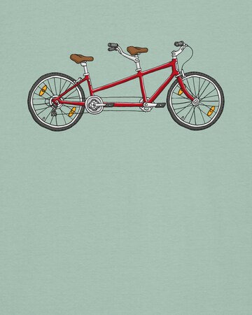 T-Shirt ' Tandem ' Watapparel en vert
