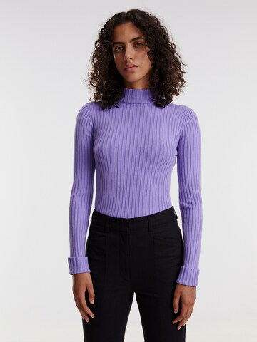 EDITED Sweater 'JANNICE' in Purple: front