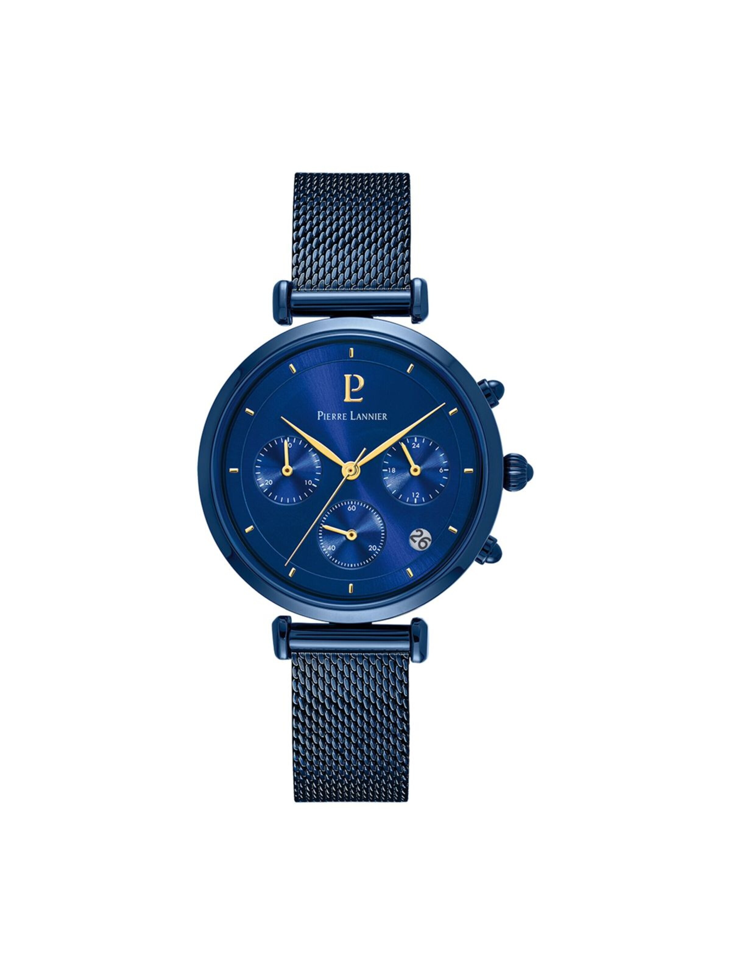 Montre à affichage analogique Pierre Lannier en bleu