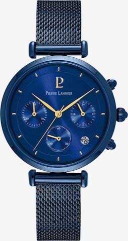 Pierre Lannier Analoog horloge 'Chronograph Lutecia' in Blauw: voorkant