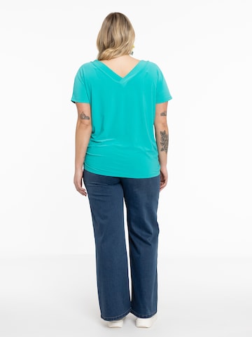 Yoek Flared Jeans in Blau