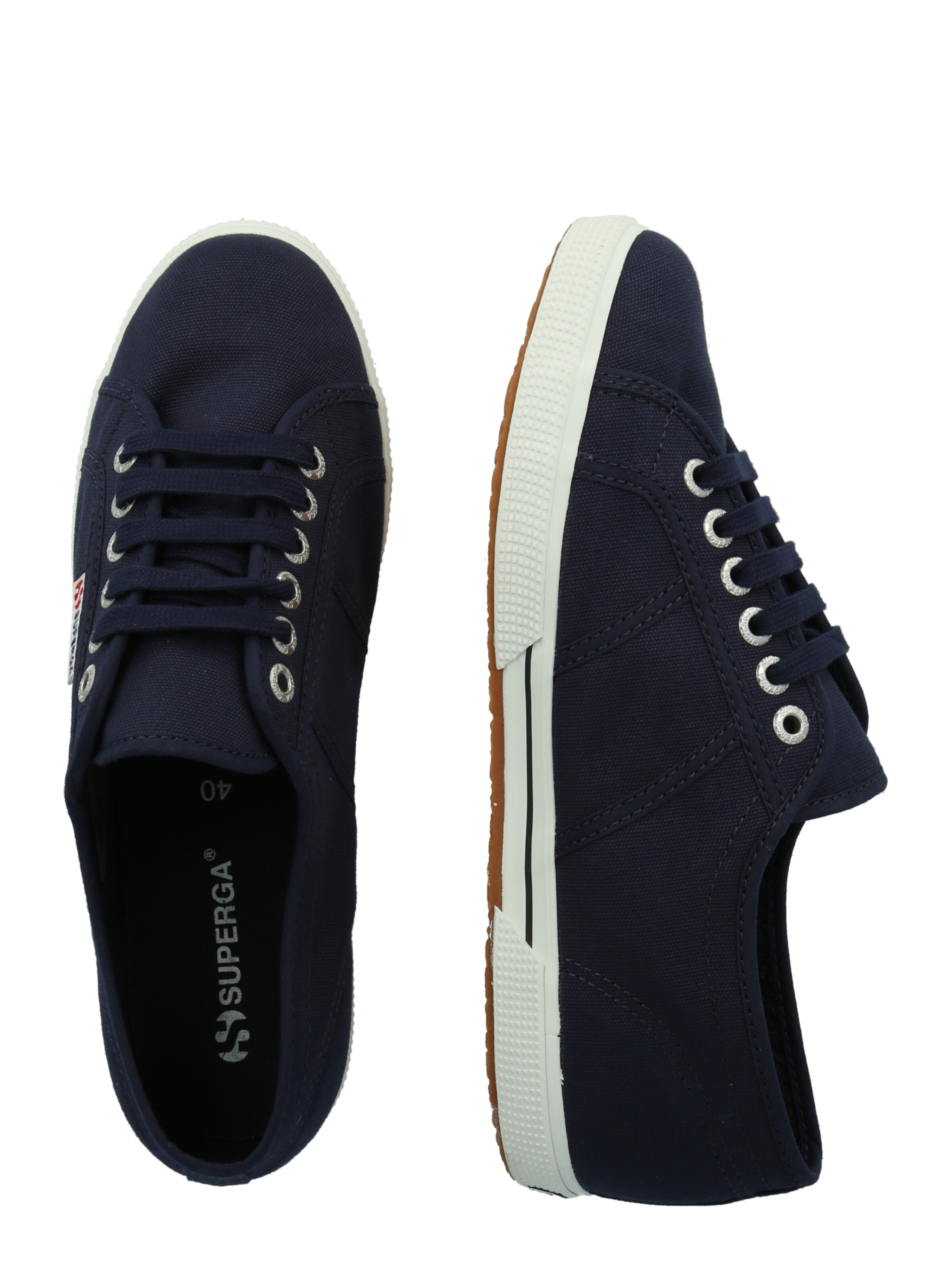 SUPERGA - Sapatilhas baixas 'Cotu' em azul