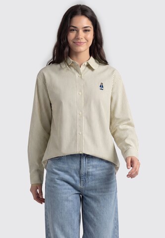 MYMO Blouse in Beige: voorkant