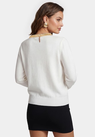 Pull-over faina en blanc