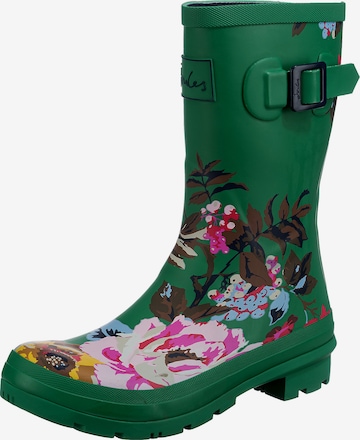 Tom Joule Rubber Boots 'Molly Welly' in Green: front