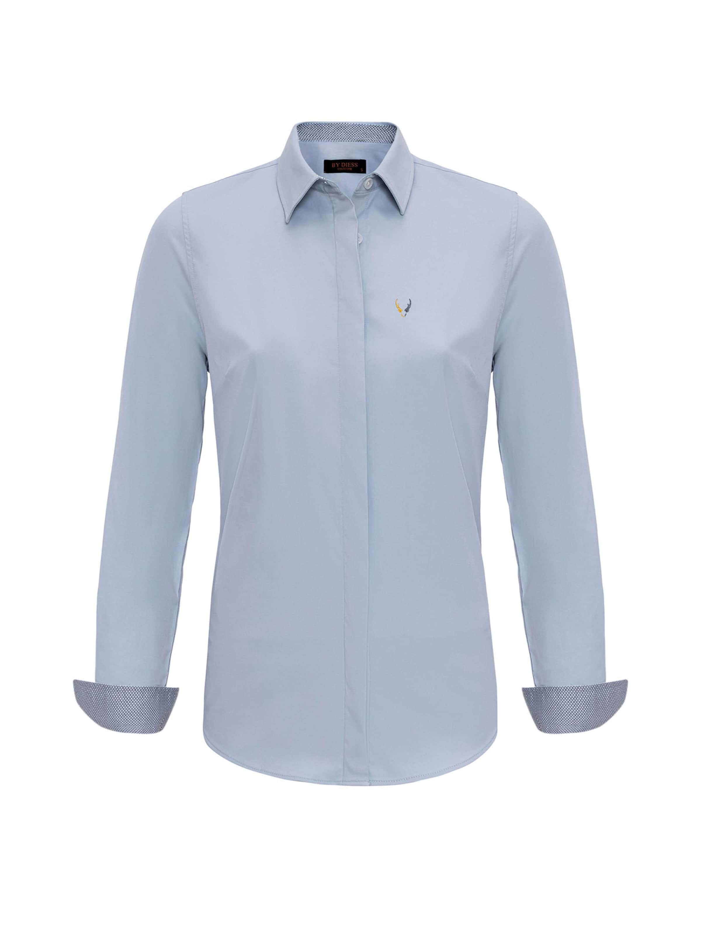 By Diess Collection - Blusa em azul: frente