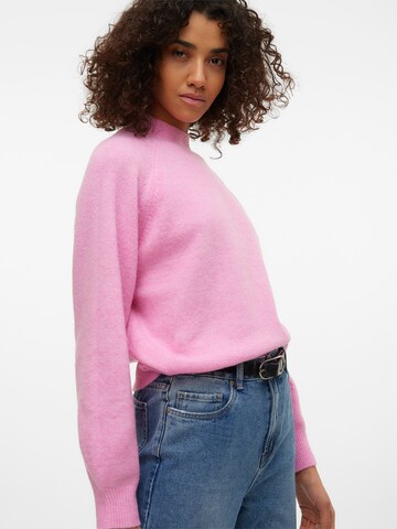 VERO MODA Trui 'VMLEAF' in Roze