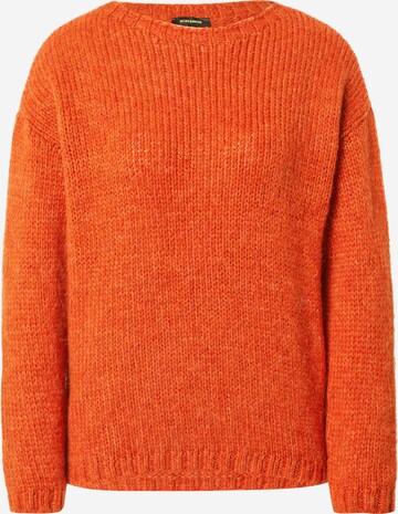 MORE & MORE Sweater 'Fluffy' in Orange: front