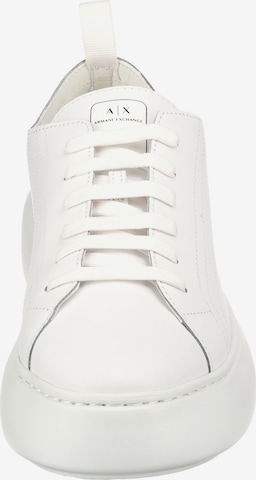 ARMANI EXCHANGE Sneaker low i hvid