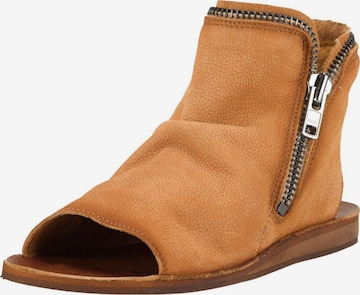 Felmini Wide Fit Sandals in Brown: front