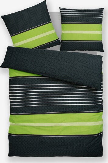 MY HOME Bettbezug in grün, Produktansicht