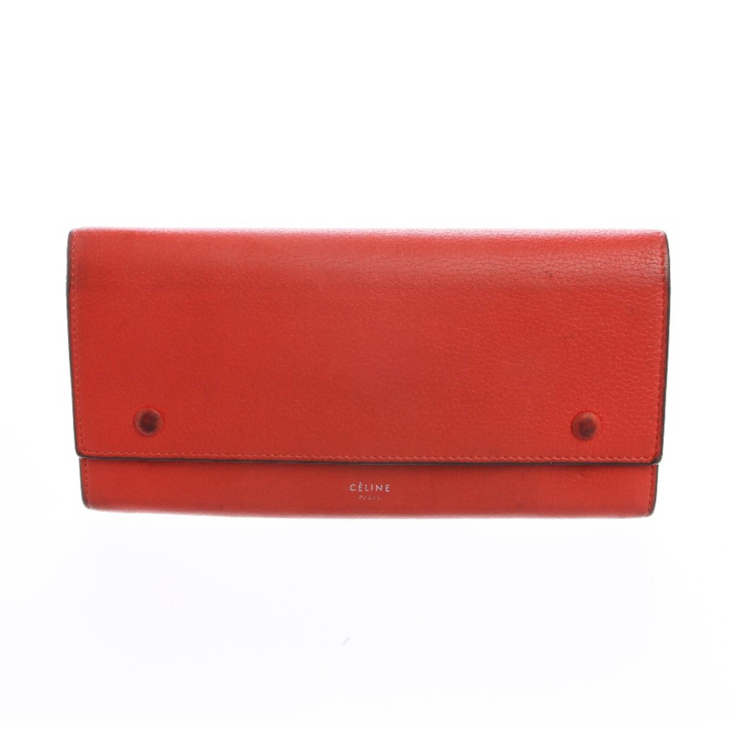 Céline Geldbörse / Etui One Size in Orange: Vorderseite