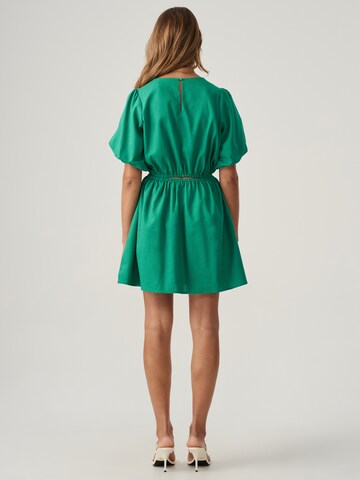 The Fated Dress 'AUDREE' in Green: back