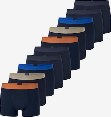 SCHIESSER Boxershorts '95/5 Cotton' in Blauw: voorkant