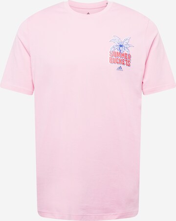 T-Shirt fonctionnel 'Summer Buckets' ADIDAS SPORTSWEAR en rose : devant