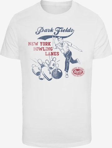Merchcode Shirt 'Park Fields - New York Bowling' in White: front