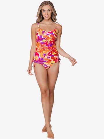 Pastunette Klassiek Tankini 'V-neck tankini top' in Gemengde kleuren: voorkant