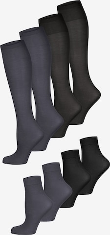 Nur Die - Meias ' Strümpfe & Söckchen Cotton 60 DEN ' em cinzento: frente