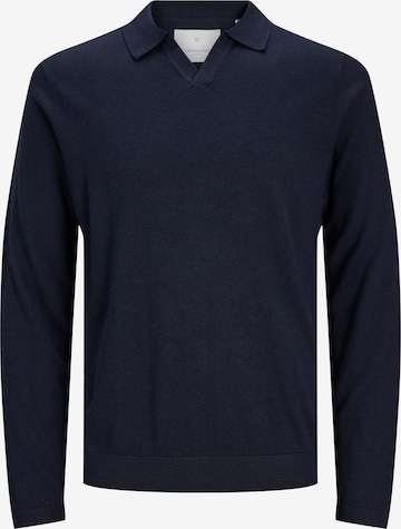 JACK & JONES Sweater 'Cigor' in Blue: front