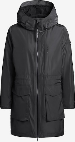 khujo Between-seasons coat 'Ging' in Black: front