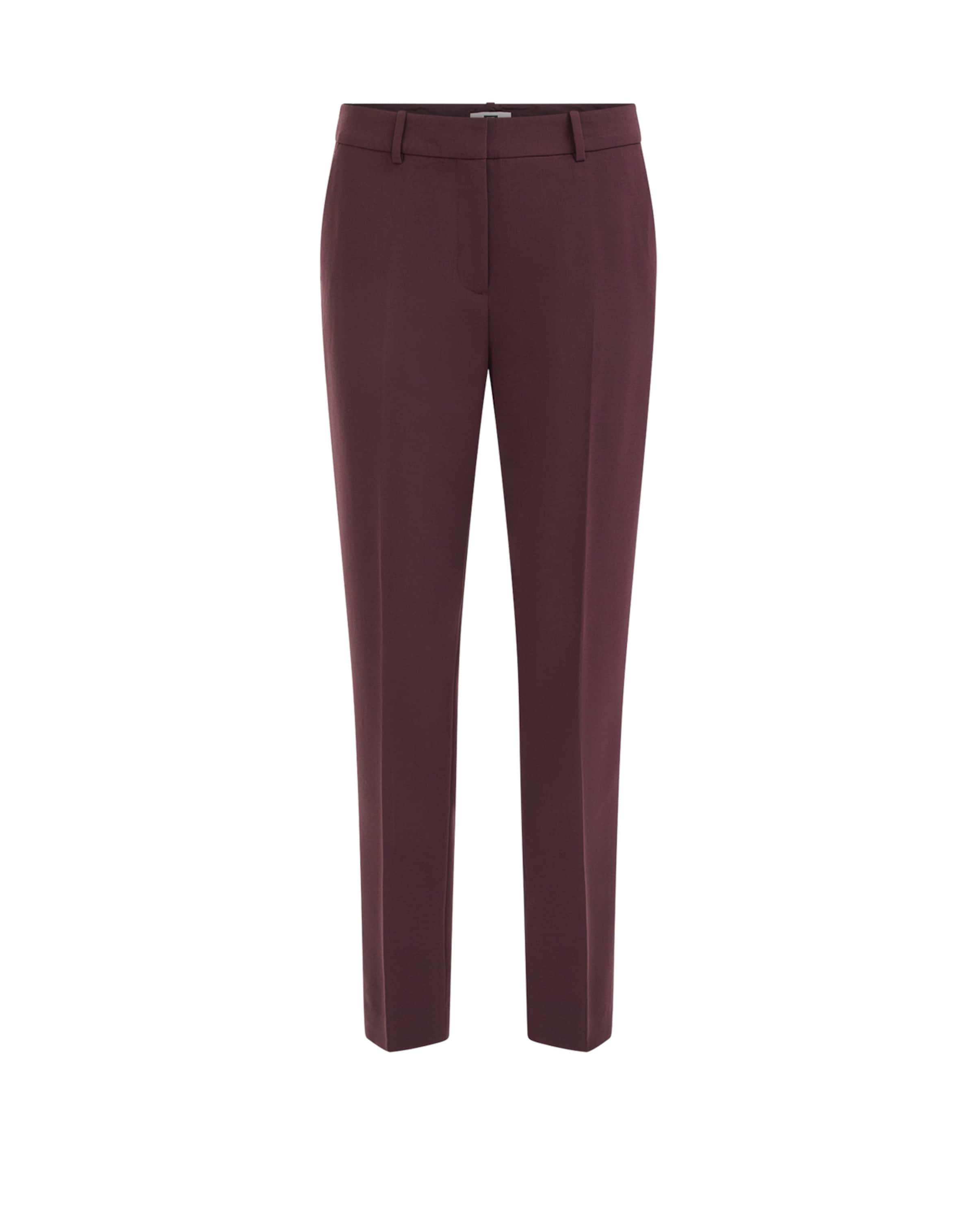 Slimfit Pantaloni con piega frontale di WE Fashion in lilla: frontale