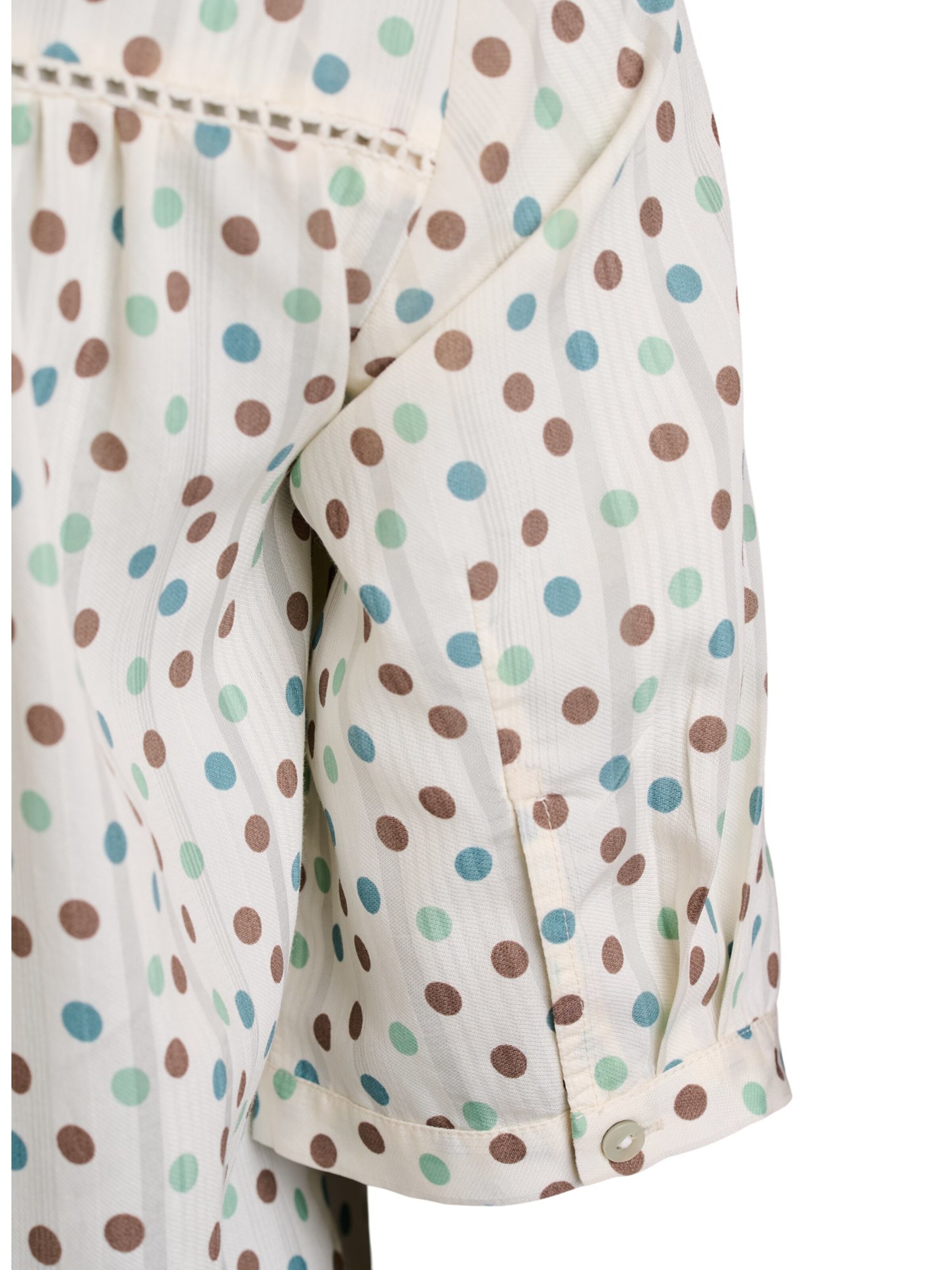 Zizzi Bluse 'Gitte' in Weiß