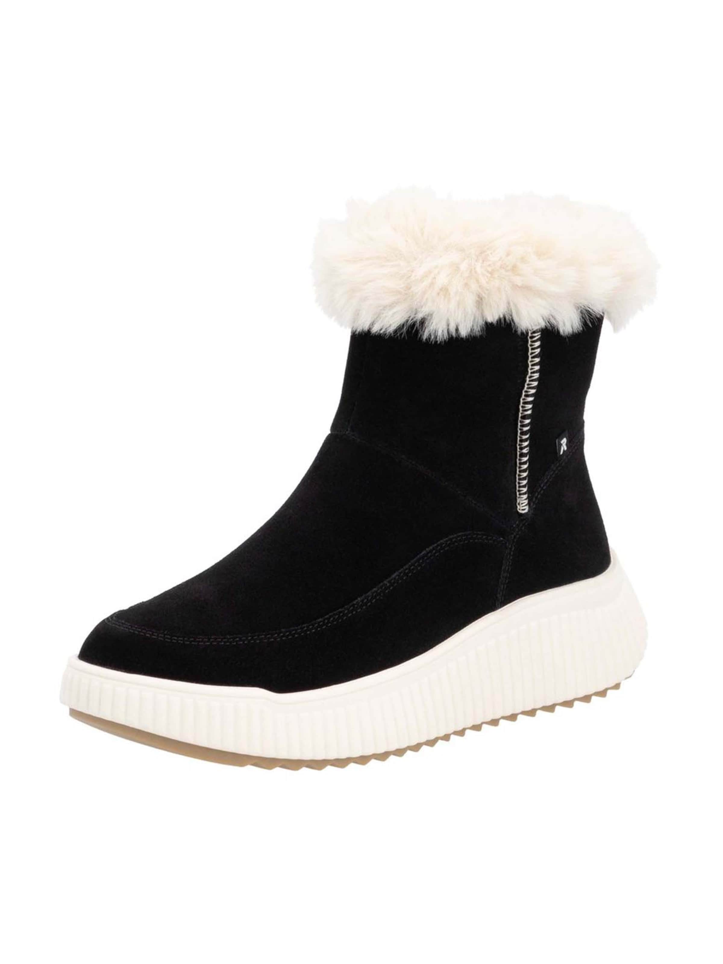 Après-ski Rieker Sport en noir : devant