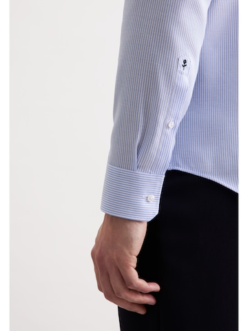 Coupe regular Chemise business SEIDENSTICKER en bleu