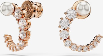 Swarovski Earrings in Pink: front