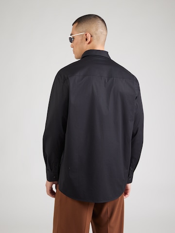 Karl Lagerfeld Regular fit Πουκάμισο σε μαύρο