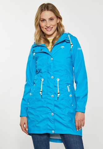 Schmuddelwedda Raincoat in Blue: front