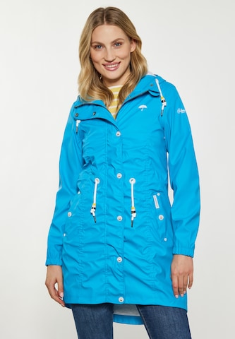 Schmuddelwedda Raincoat in Blue: front