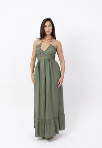 Robe d’été Elara en vert : devant