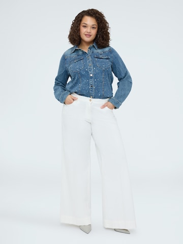 Fiorella Rubino - Camiseta en azul