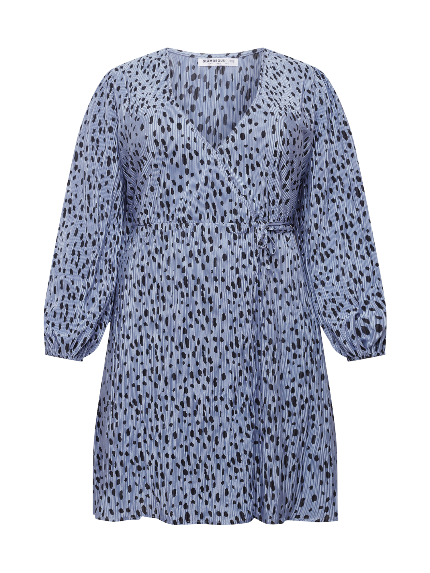 Odzież IDgm1 GLAMOROUS CURVE Sukienka w kolorze Gołąbkowo Niebieskim 