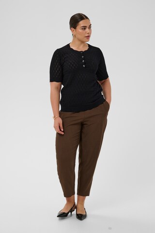 KAFFE CURVE Pullover 'KCbirthe' in Schwarz