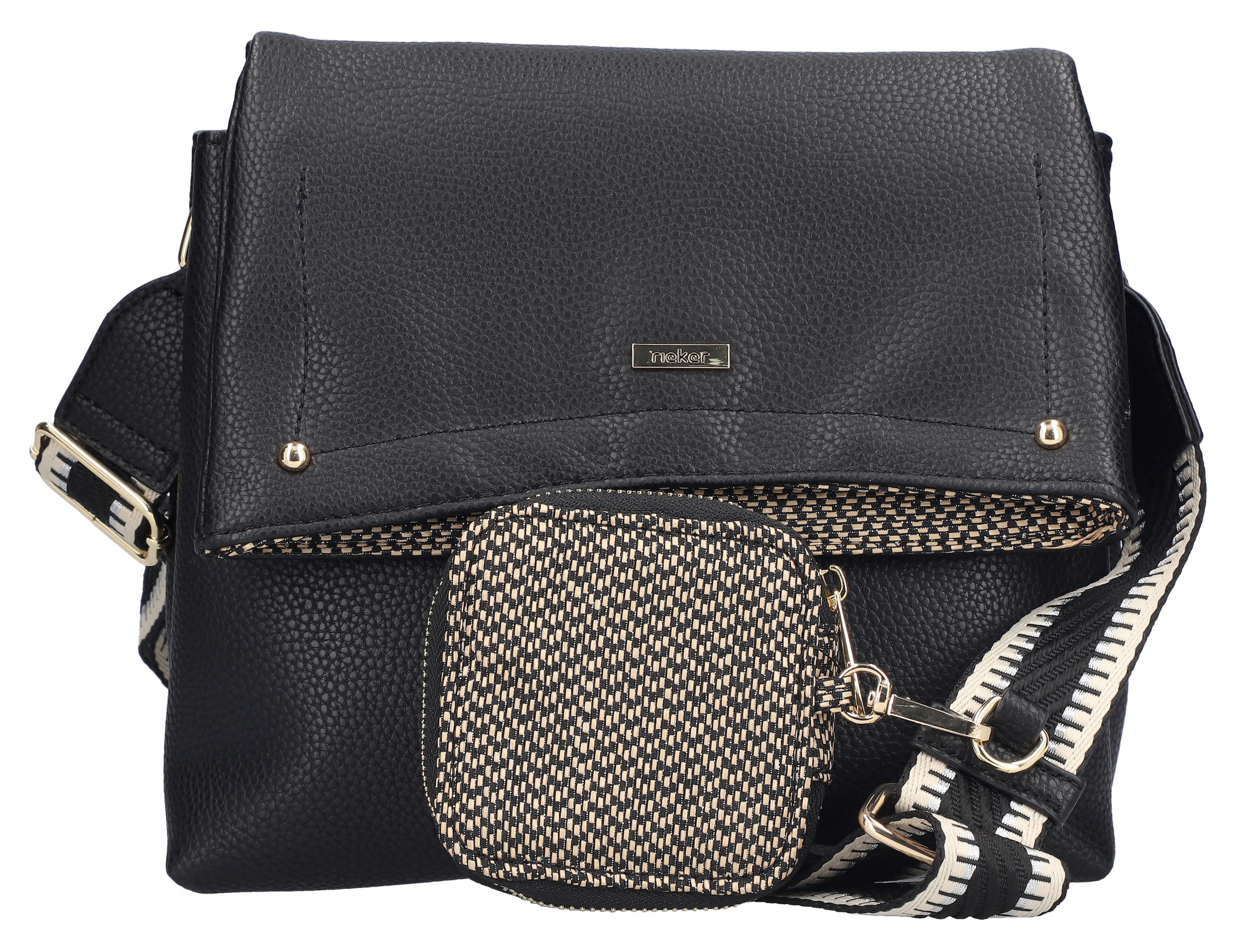 Rieker Schultertasche in Schwarz: Vorderseite