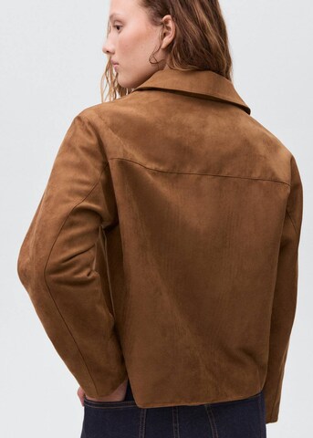 MANGO TEEN Between-Season Jacket in Brown