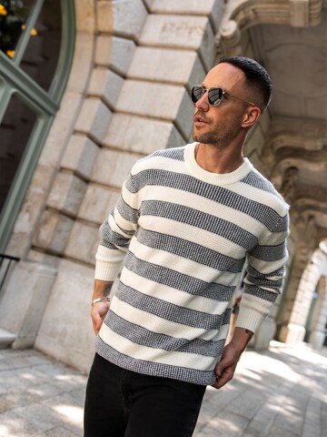 Pullover 'Joost' di DAN FOX APPAREL in bianco