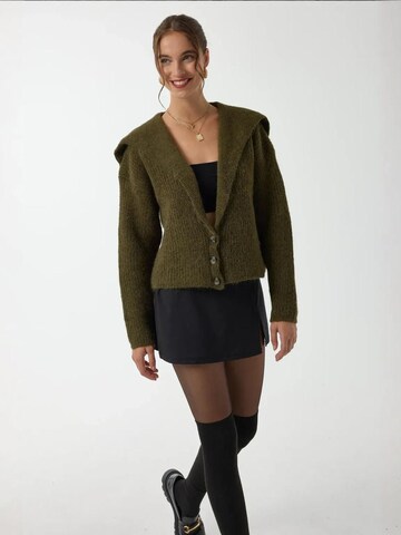 Cardigan 'Strickjacken' Hiccup en vert