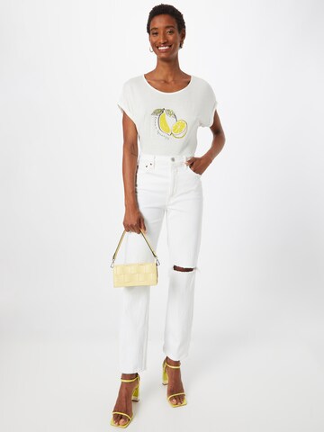 T-shirt 'Elena' ABOUT YOU en blanc