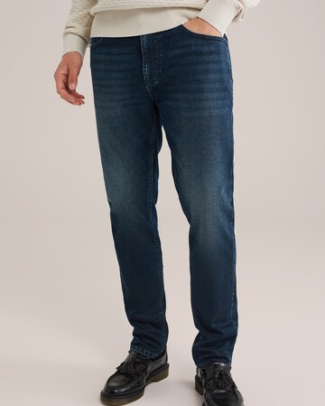 WE Fashion Slimfit Jeans in Blauw