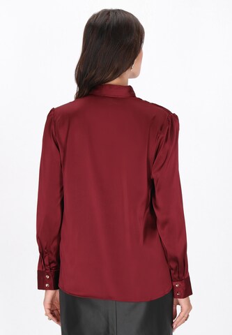 Chemisier faina en rouge