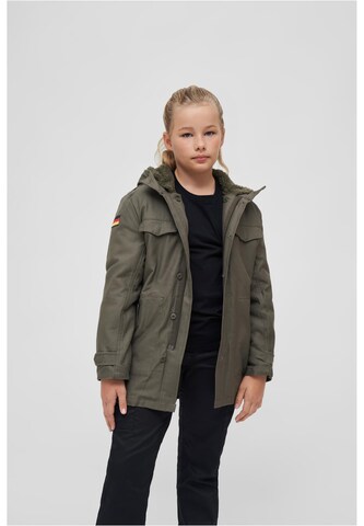 Brandit Between-Season Jacket in Green: front